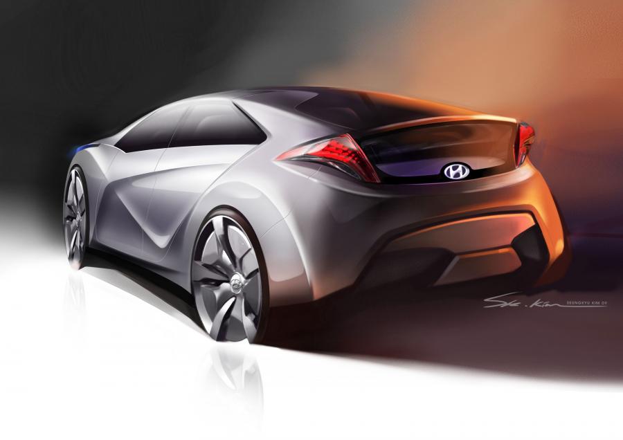  Hyundai Blue-Will Concept 2009 года  (фото 16 из 19)